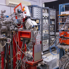 Ion Beam Laboratory. Apparatus for spectroscopic studies of ion beam collisions with energies up to 1 keV 1